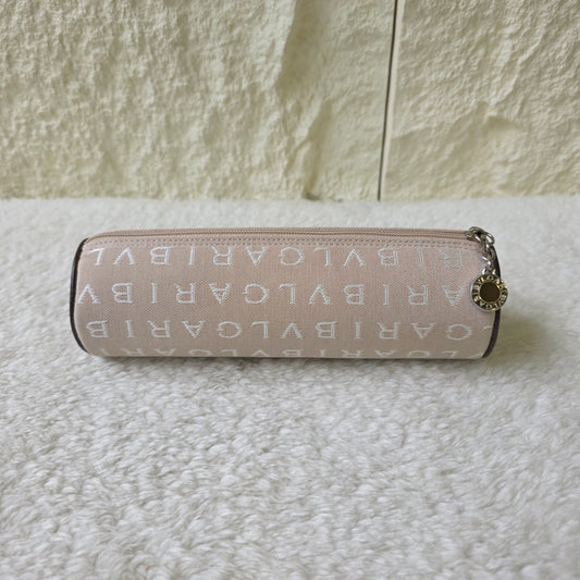 BVLGARI ペンケース ベージュ【中古】