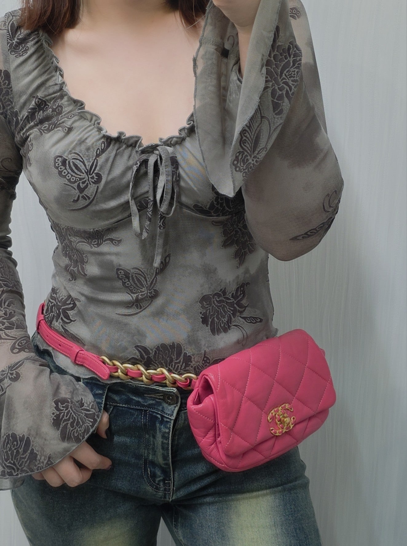 Chanel Quilted Waist Bag (Pre-owned)