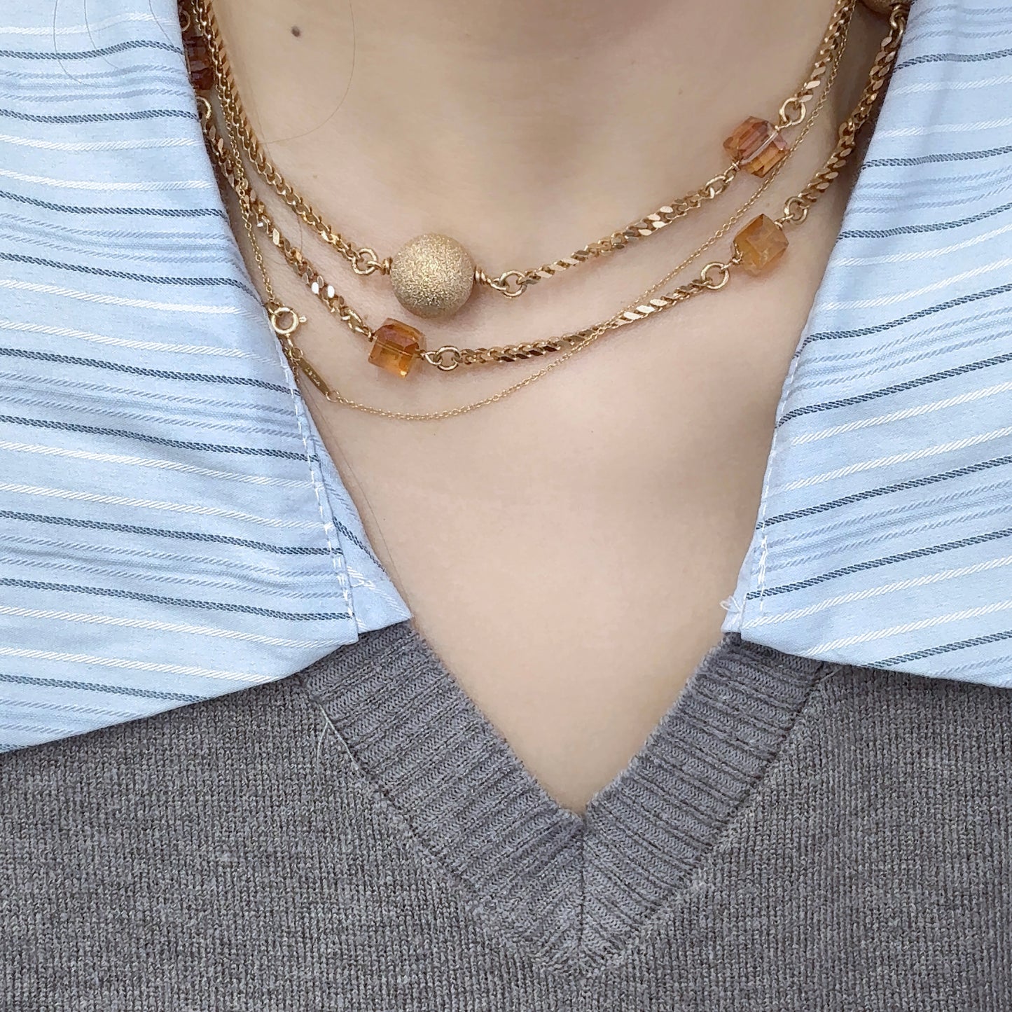 FENDI Sweater Chain Necklace (Pre-Owned)