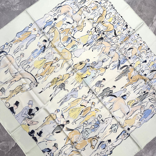 Hermès Scarf “Grandes Courses – Au Champ de Courses” (Pre-Owned)