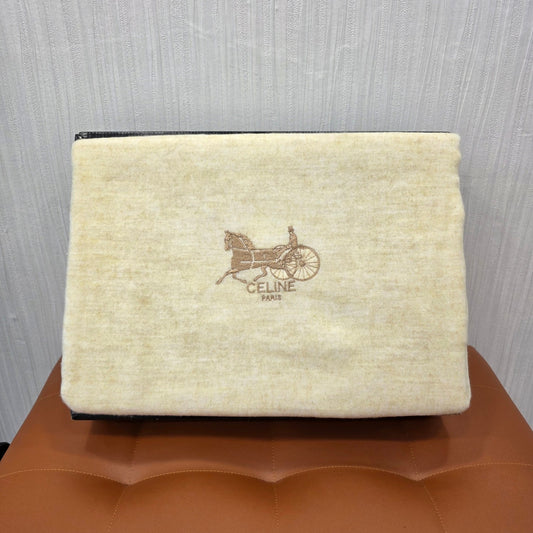 CELINE Horse Carriage Wool Blanket (Pre-Owned)