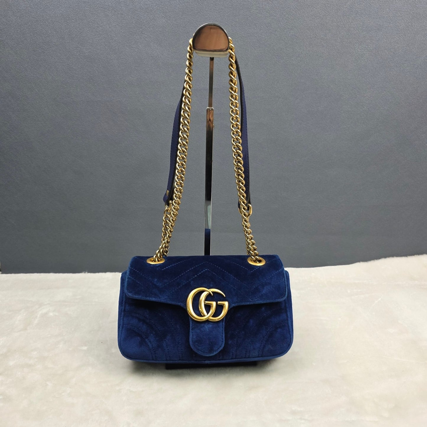 Gucci GG Marmont 天鹅绒包(二手)