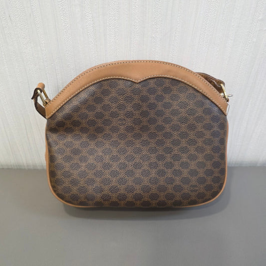 Celine Macadam Canvas Crossbody Bag Brown (Pre-Owned)