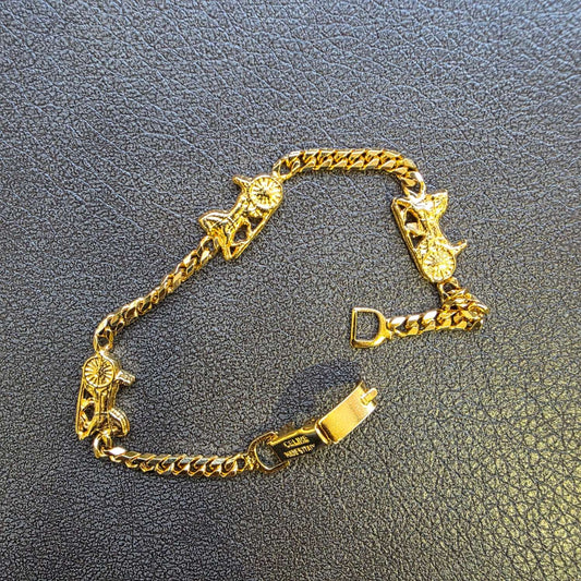 Celine Triomphe Chain Bracelet Gold (Pre-Owned)