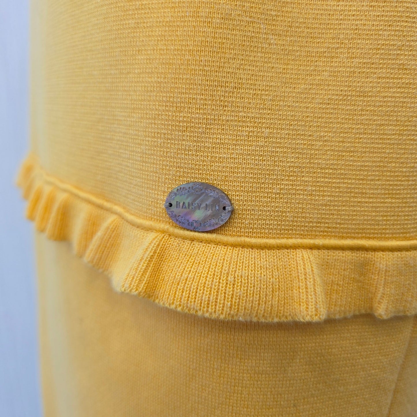 FOXEY Sleeveless Knit Dress Yellow (Pre-Owned)