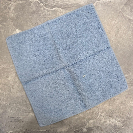 Calvin Klein Logo Embossed Cotton Handkerchief Light Blue (Pre-Owned)