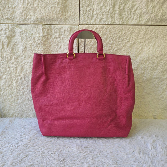 Prada 2Way Leather Tote Bag Pink (Pre-Owned)