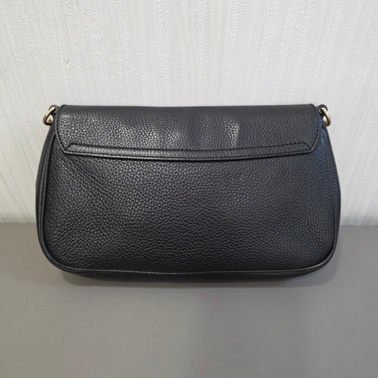 Gucci Soho Interlocking G Chain Wallet Black Leather (Pre-Owned)