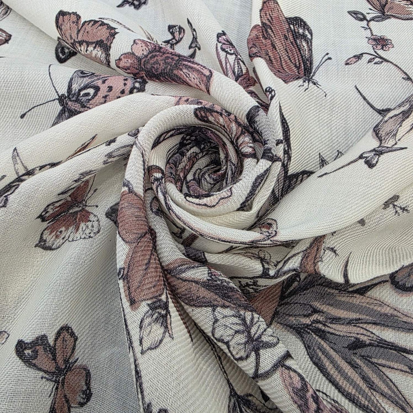 Christian Dior Botanical Butterfly Silk Scarf (Pre-Owned)