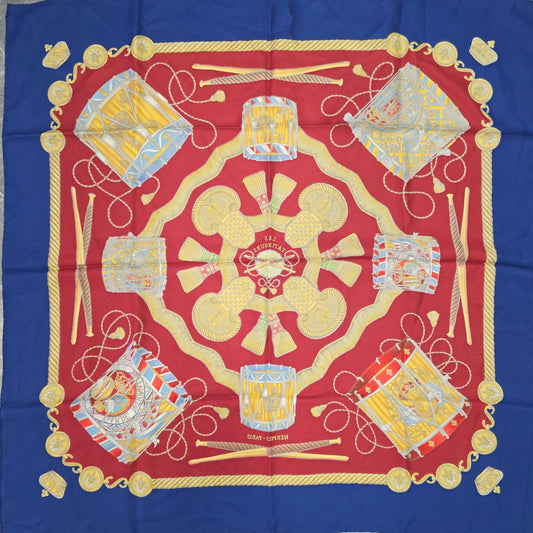 Hermès Les Tambours Silk Scarf (Pre-Owned)