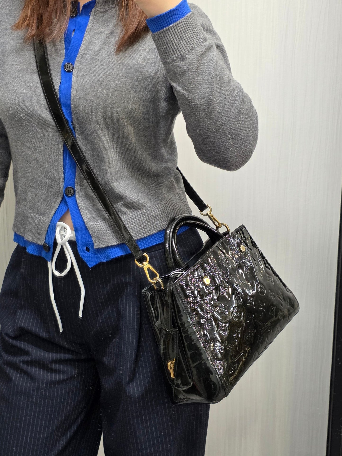 Louis Vuitton Montaigne BB Monogram Vernis Bag (Pre-Owned)