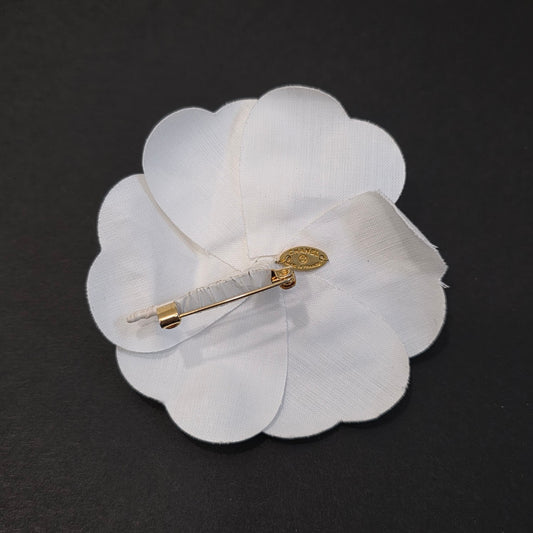Chanel Camellia Fabric Brooch (Pre-Owned)