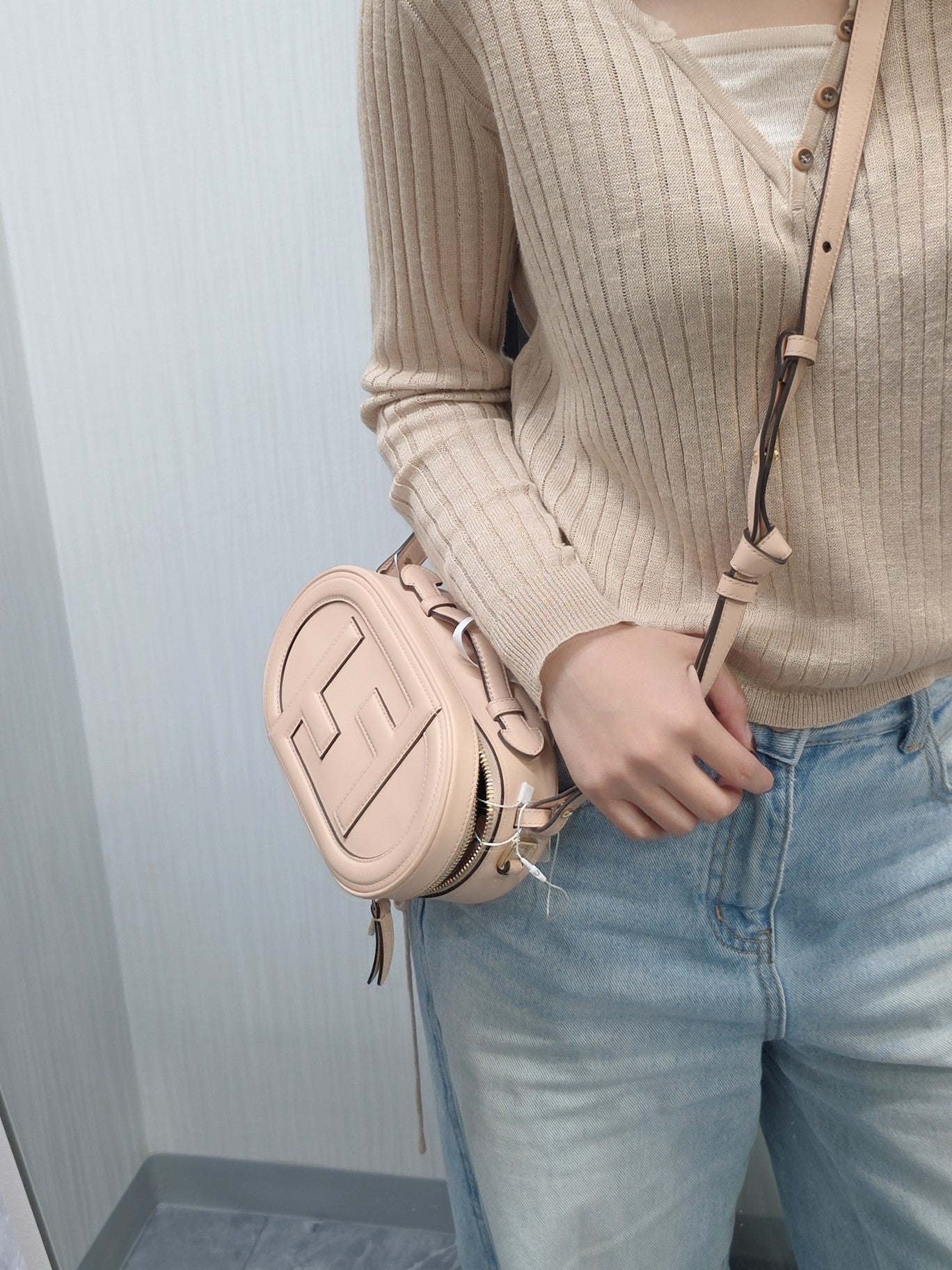Fendi Fendigraphy Leather Camera Bag (Pre-Owned)