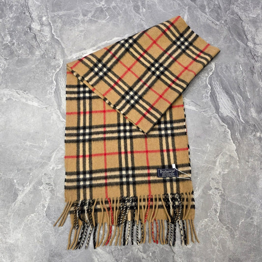 Burberry Vintage Check Cashmere Scarf (Pre-Owned)