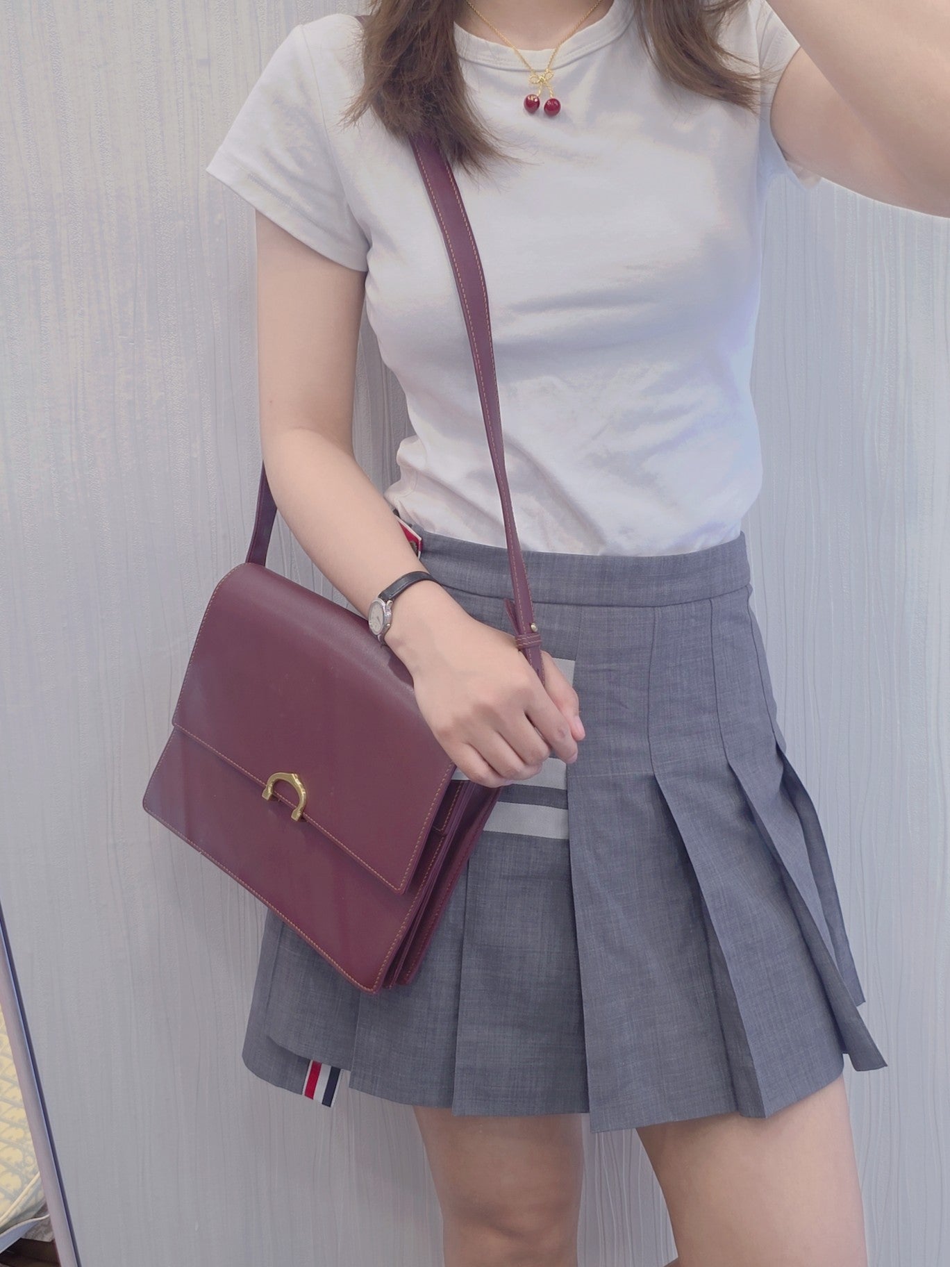 Cartier Must de Cartier Leather Shoulder Bag (Pre-Owned)