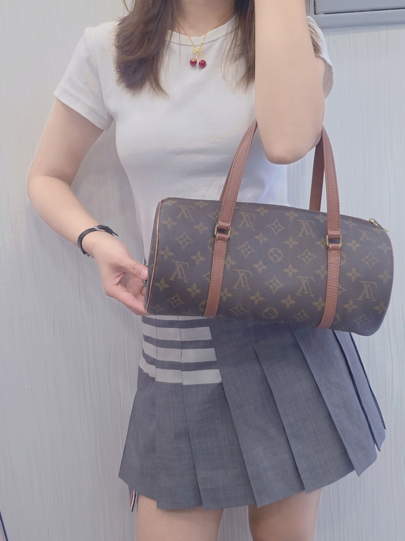 Louis Vuitton Monogram Papillon Handbag (Pre-Owned)
