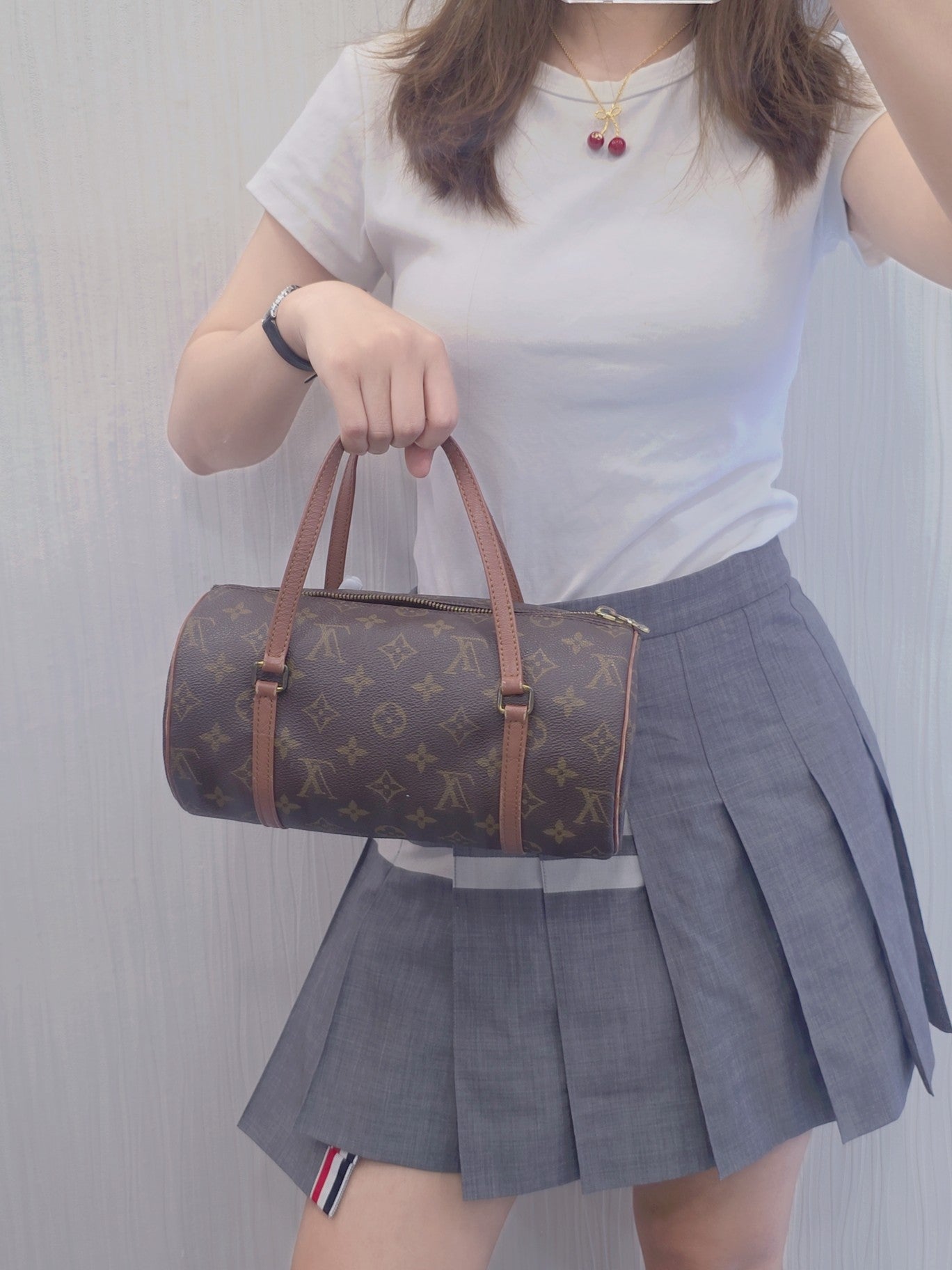 Louis Vuitton Monogram Papillon Handbag (Pre-Owned)
