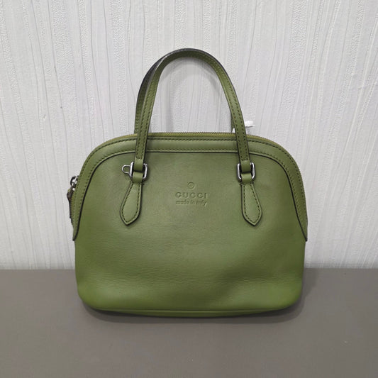 Gucci Leather Mini Chain Shoulder Bag (Pre-Owned)
