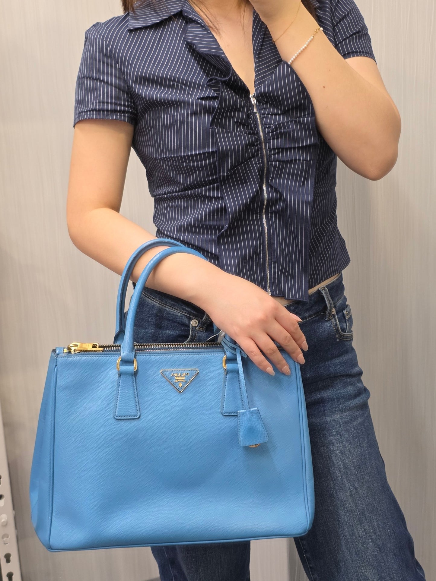 Prada Saffiano Lux Galleria Tote Bag (Pre-Owned)