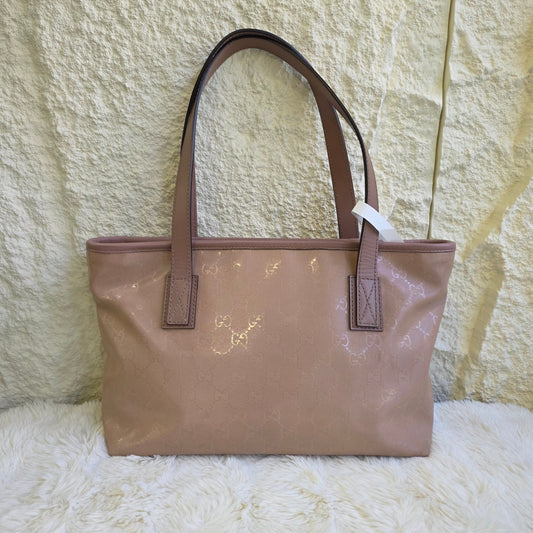 Gucci Guccissima Patent Leather Tote Bag (Pre-Owned)