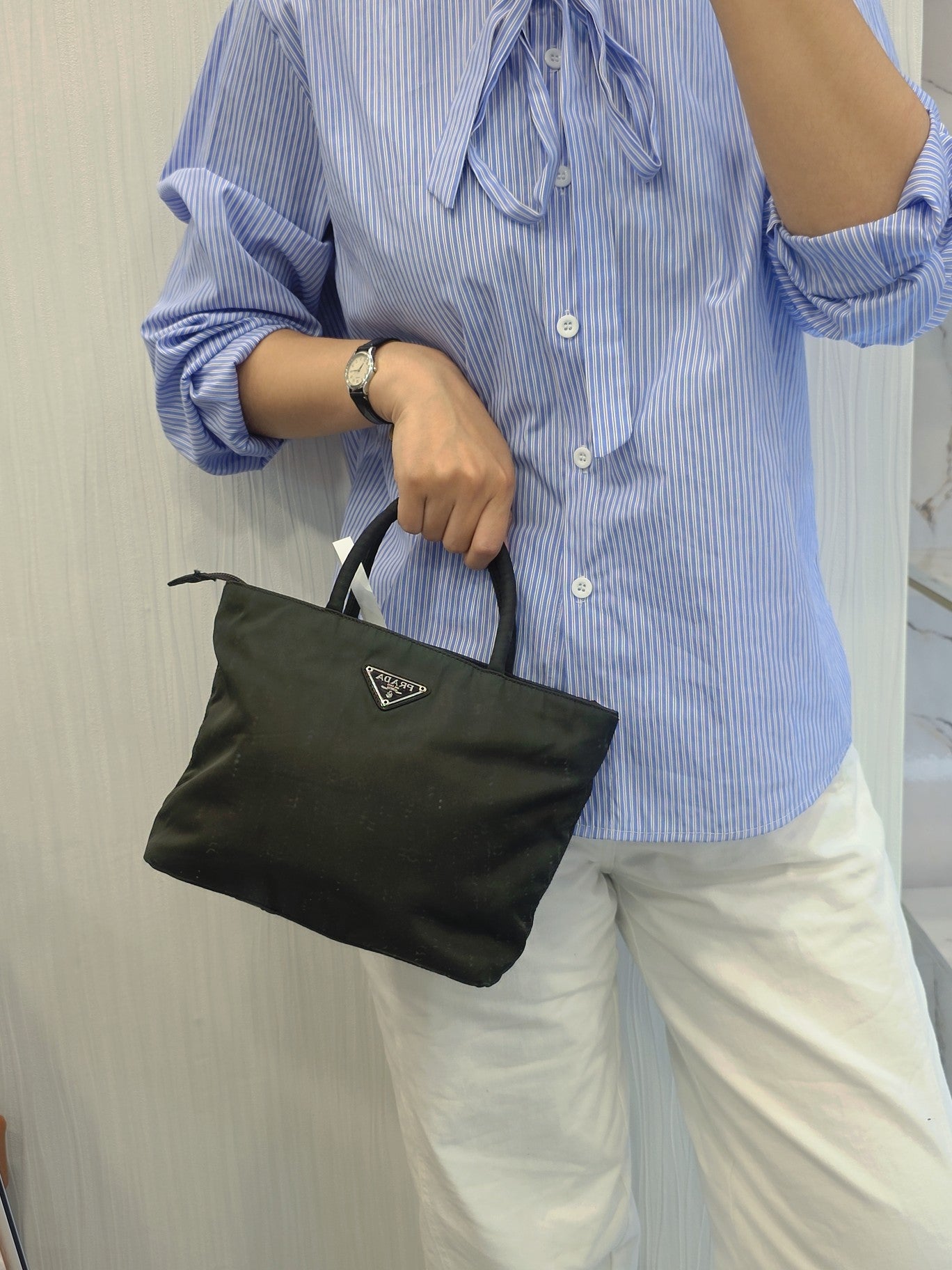 Prada Nylon Tote Bag (Pre-Owned)