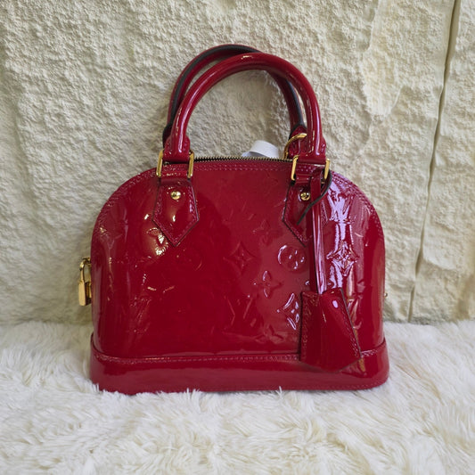 Louis Vuitton Alma BB Monogram Vernis Bag (Pre-Owned)