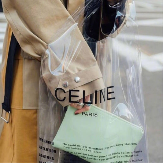 1 Celine Clear PVC Tote Bag (Pre-Owned)