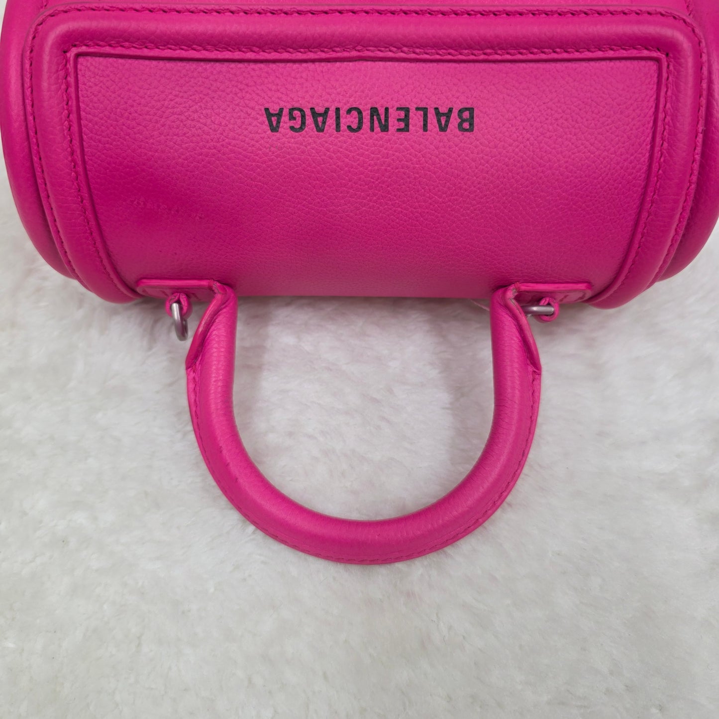 BALENCIAGA アワーグラス ショルダーバッグ レザー ピンク【中古】