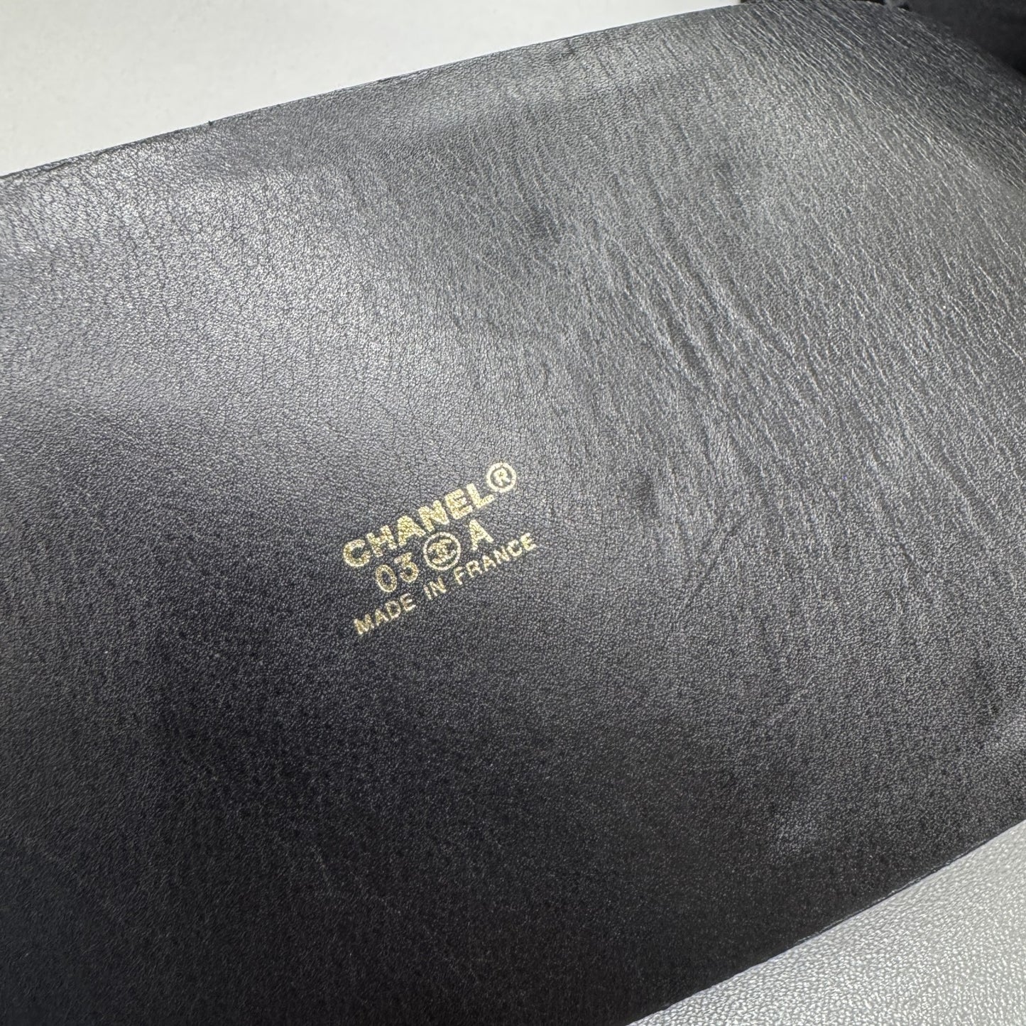 CHANEL ブラック レザーベルト レディース【中古】