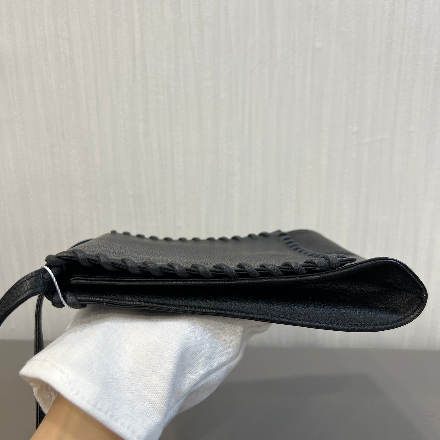 YSL ステッチディテール エンベロープバッグ【中古】