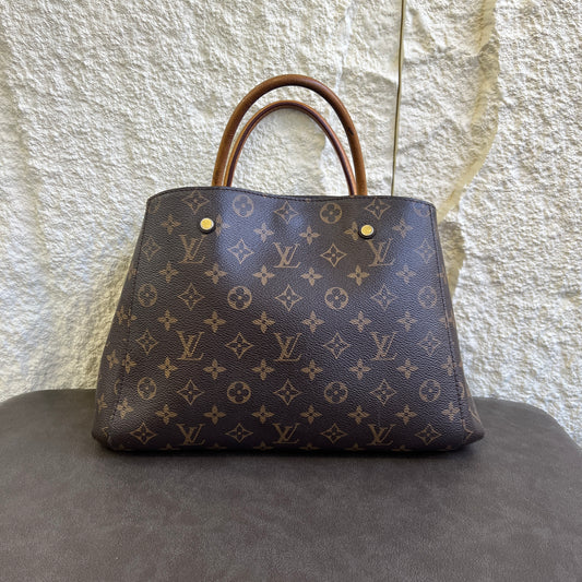 ルイ・ヴィトン モノグラム モンテーニュ ハンドバッグ【中古】