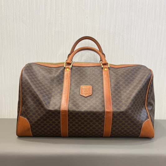 セリーヌ マカダム ボストン トラベルバッグ【中古】