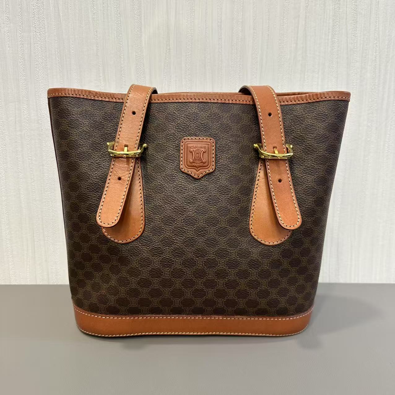 CELINE クラシック マカダム バスケットバッグ【中古】
