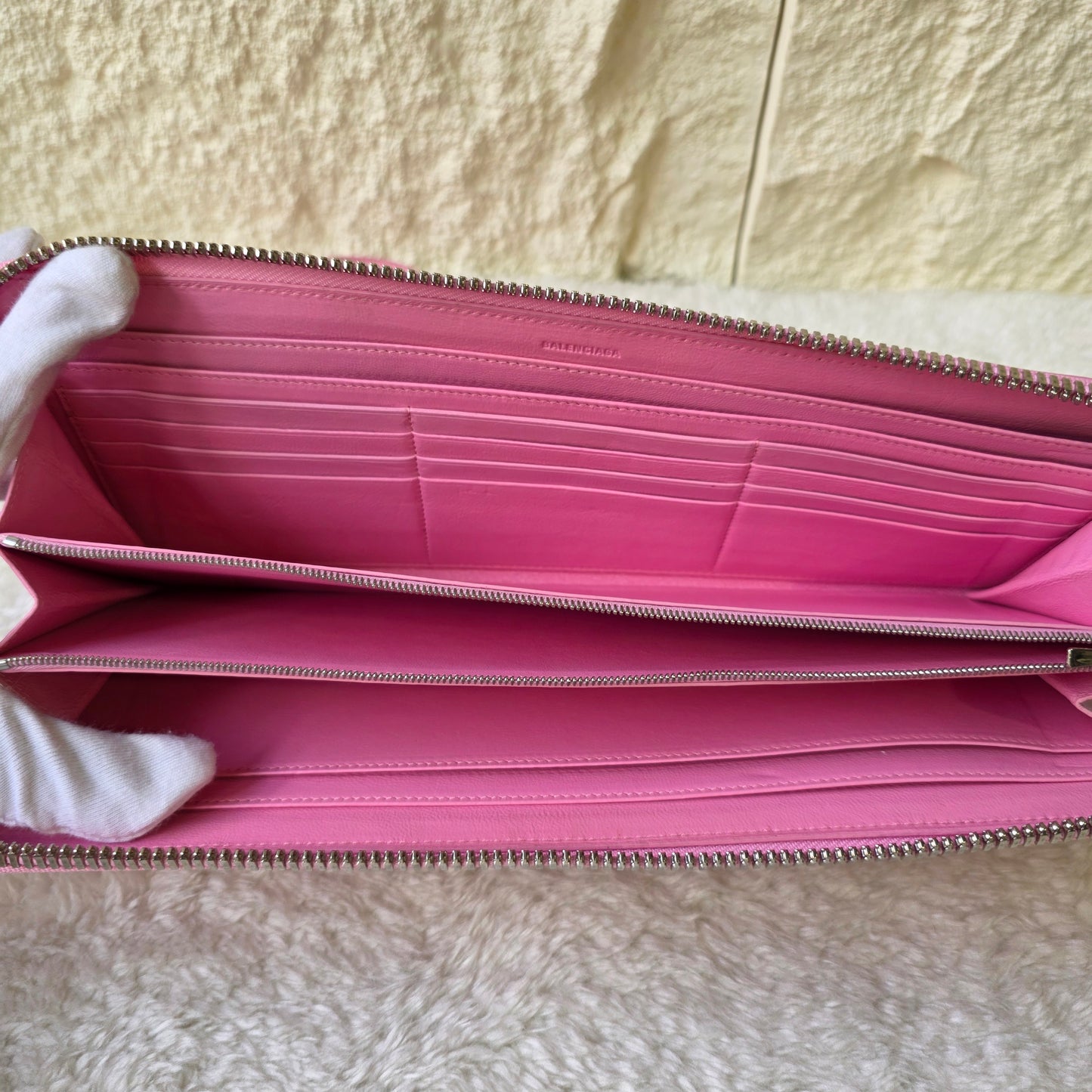 BALENCIAGA Pink Clutch Bag [Pre-Owned]