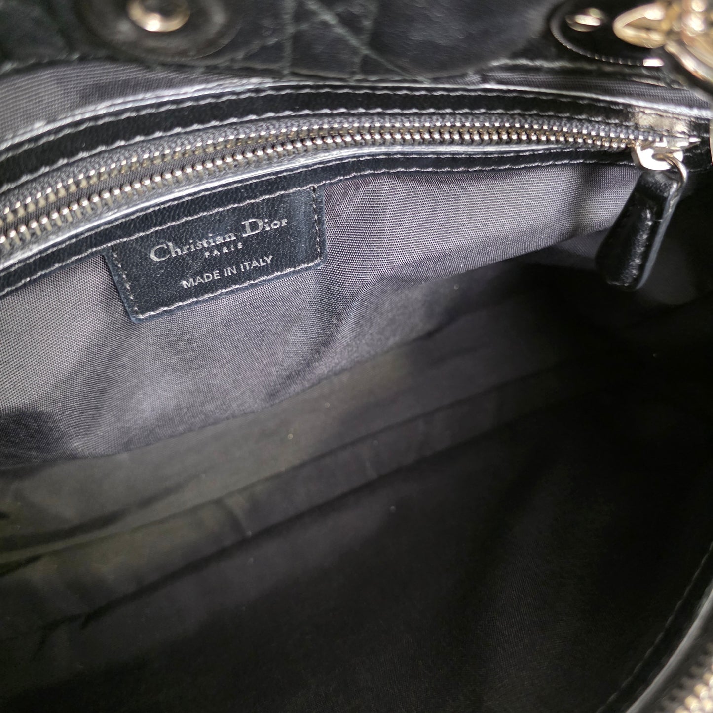 CHRISTIAN DIOR Lady Dior Cannage Chain Shoulder Bag [Pre-Owned]
