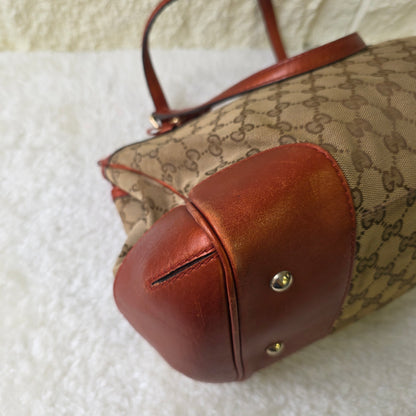 GUCCI キャンバストートバッグ【中古】