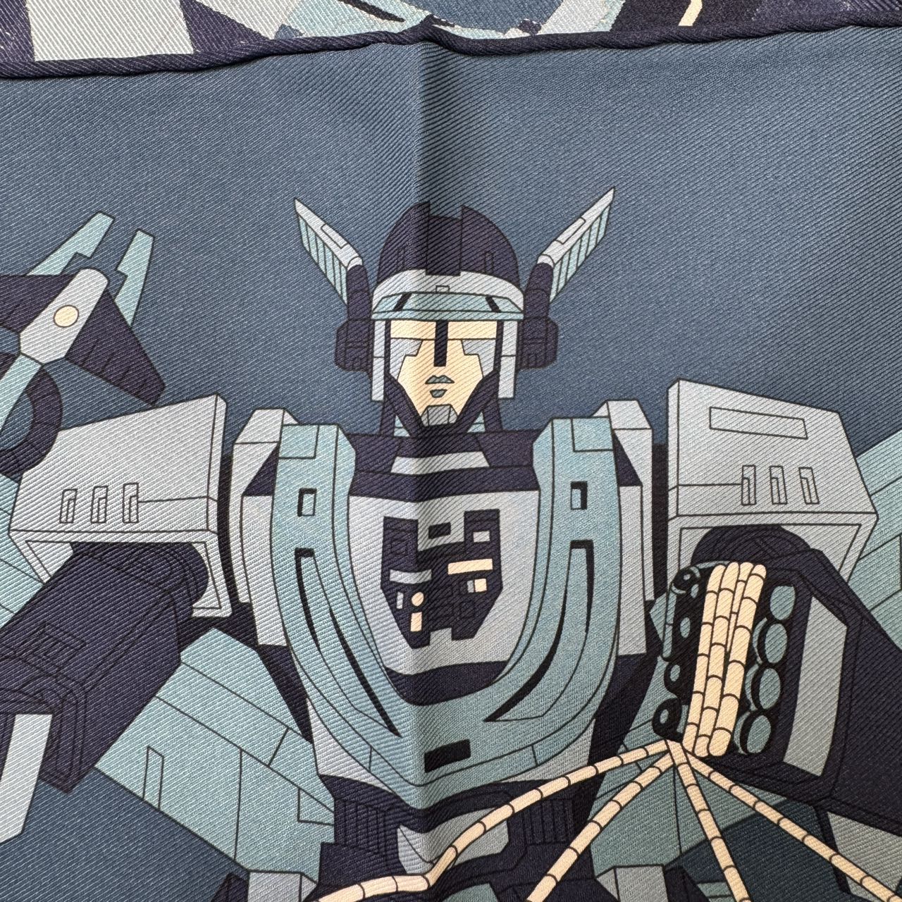 エルメス カレ45 シルクスカーフ【中古】 