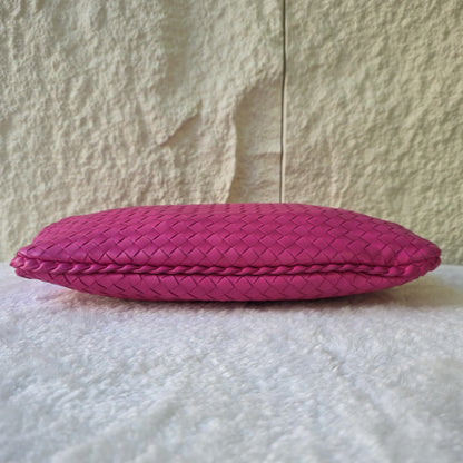 BOTTEGA VENETA Intrecciato Hobo Bag Leather Pink [Pre-Owned]