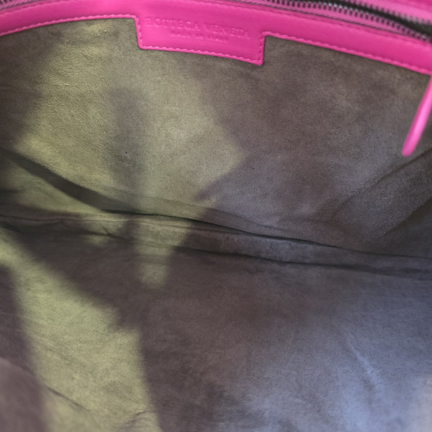 BOTTEGA VENETA Intrecciato Hobo Bag Leather Pink [Pre-Owned]