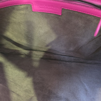 BOTTEGA VENETA Intrecciato Hobo Bag Leather Pink [Pre-Owned]