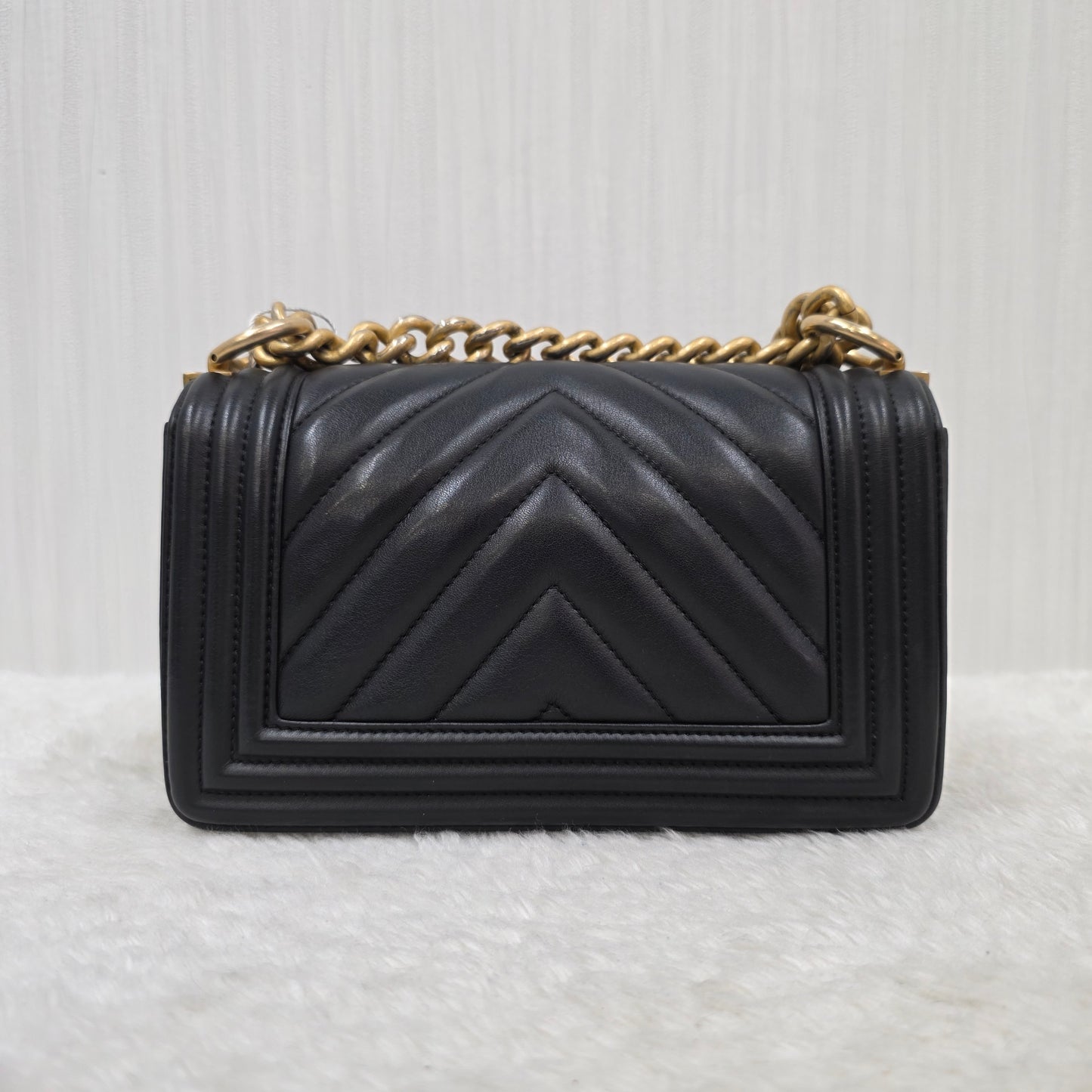 CHANEL V-Stitch Mini Boy Chanel Shoulder Bag [Pre-Owned]