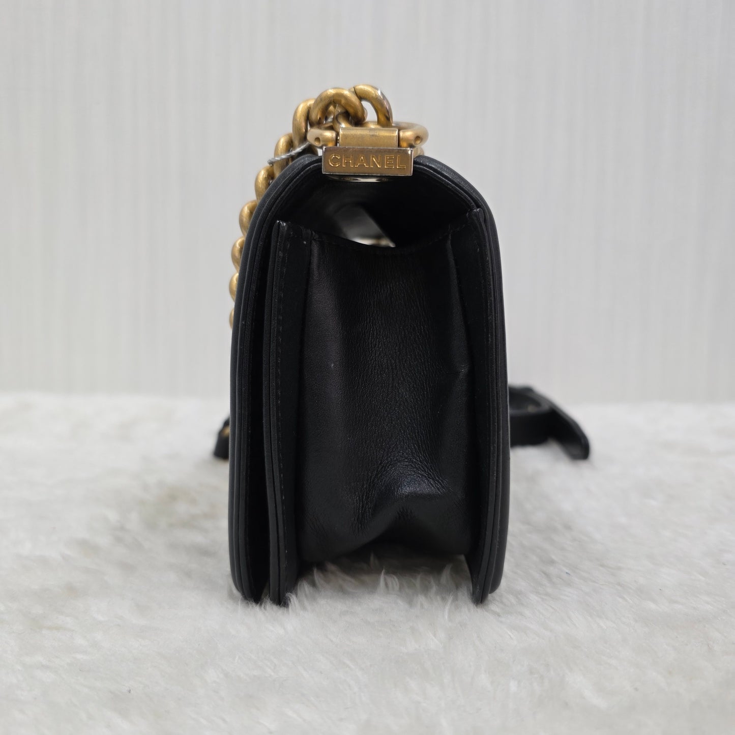 CHANEL V-Stitch Mini Boy Chanel Shoulder Bag [Pre-Owned]