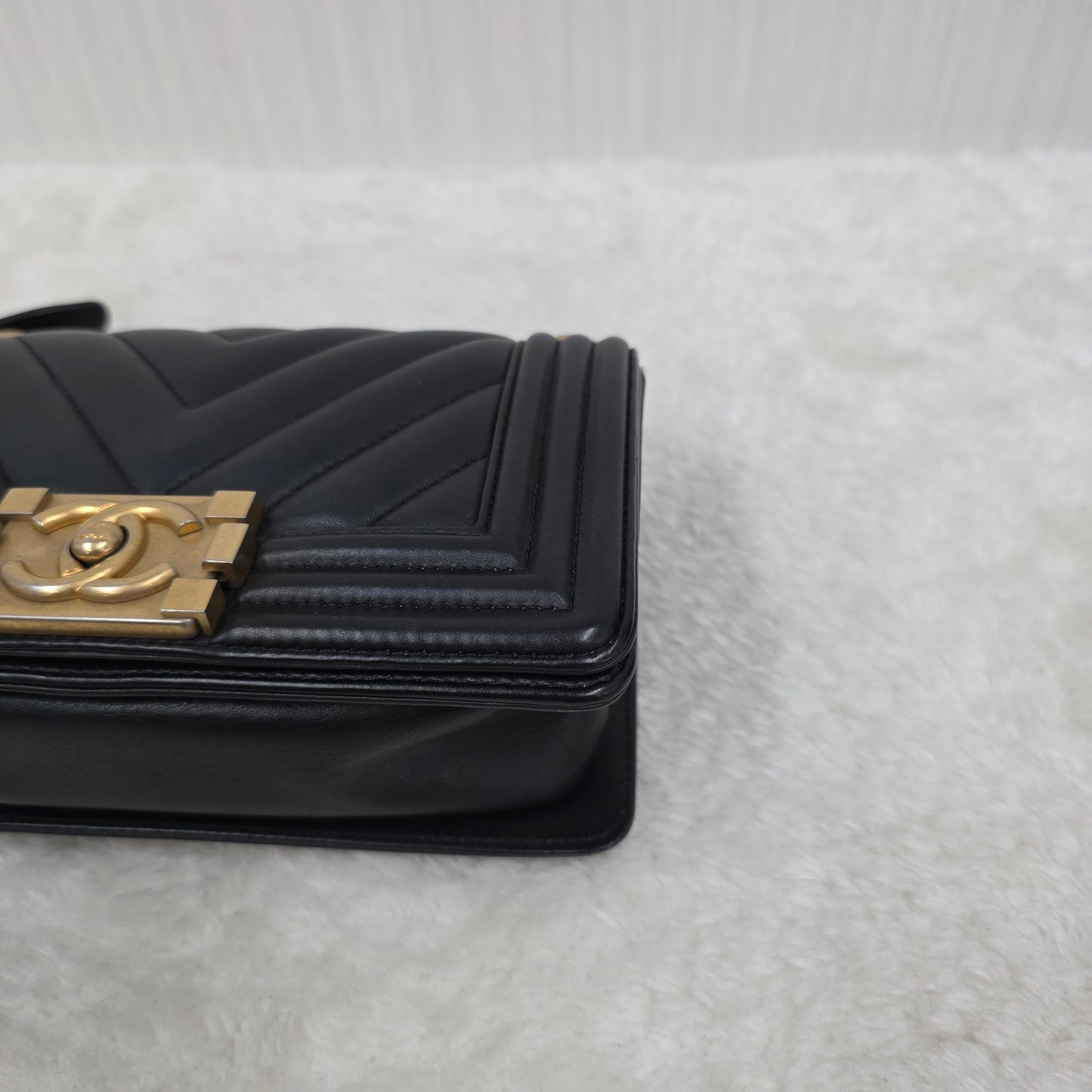 CHANEL V-Stitch Mini Boy Chanel Shoulder Bag [Pre-Owned]