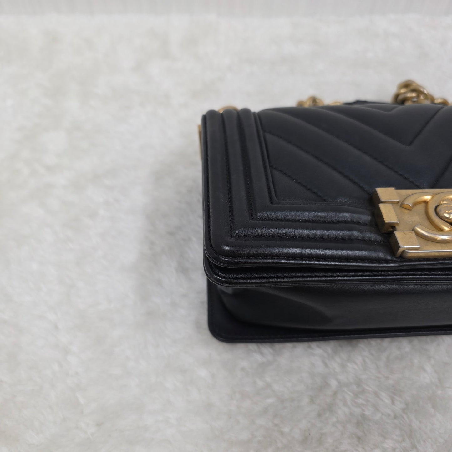 CHANEL V-Stitch Mini Boy Chanel Shoulder Bag [Pre-Owned]