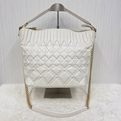 CHANEL Handbag Quilted 2-Way White [Pre-Owned]