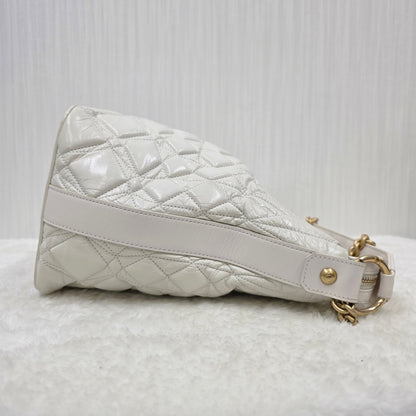 CHANEL Handbag Quilted 2-Way White [Pre-Owned]