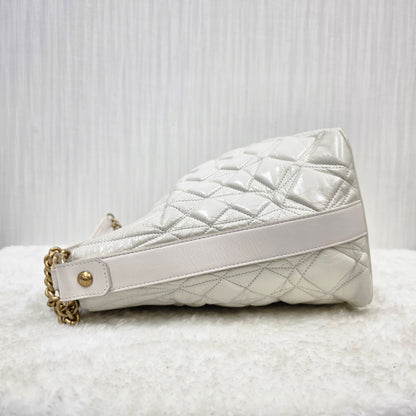 CHANEL Handbag Quilted 2-Way White [Pre-Owned]