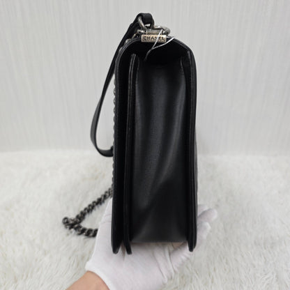 CHANEL Boy Chanel Chain Shoulder Bag [Pre-Owned]