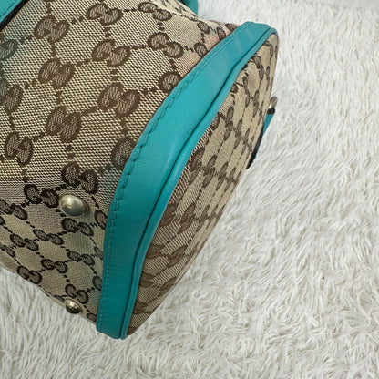 GUCCI GG Canvas Mini Boston 2-Way Handbag [Pre-Owned]