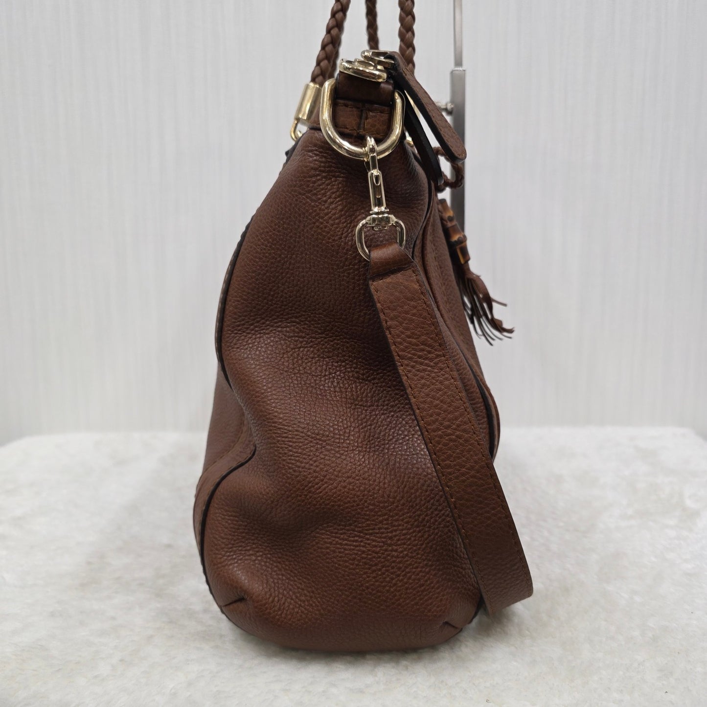 GUCCI Leather Tote Bag [Pre-Owned]